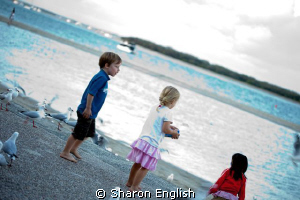 kids at play by Sharon English 